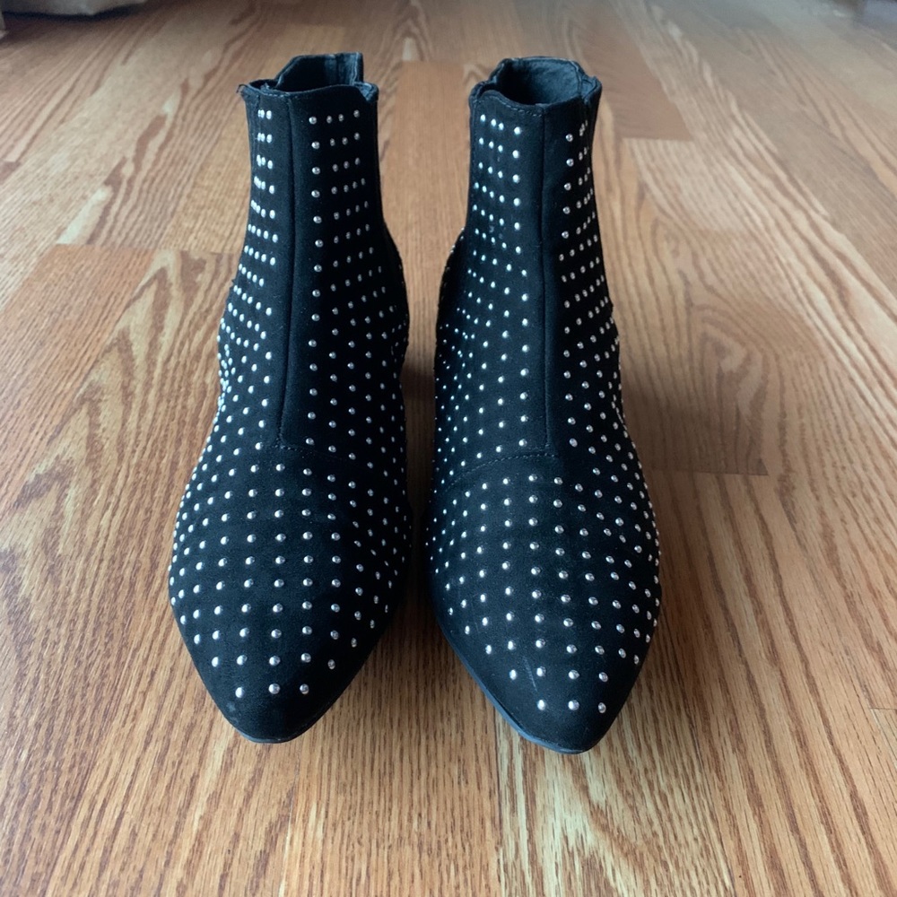 Black Booties With Silver Studs - image 4